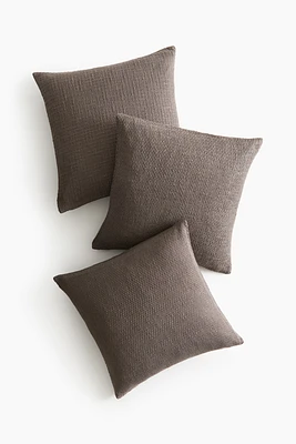 3-pack Textured-weave Cushion Covers