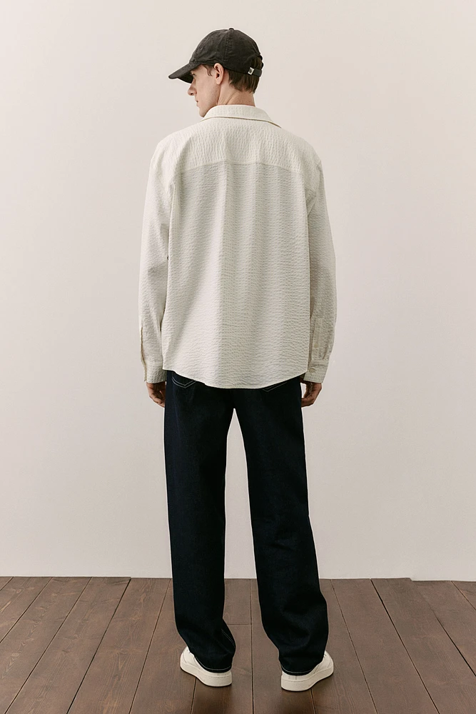 Regular Fit Seersucker Shirt