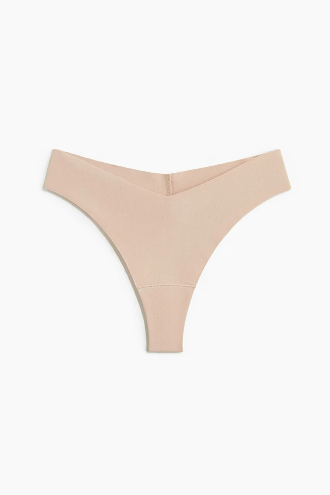 3-Pack Invisible Cotton Brazilian Briefs