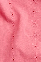 Eyelet-Embroidered Top