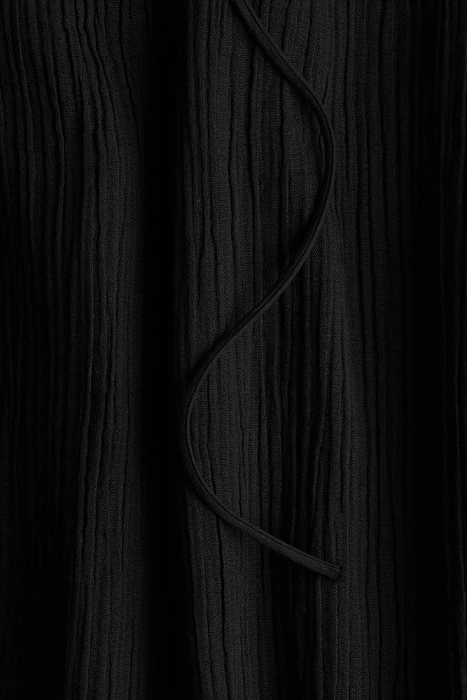 Tie-Detail Maxi Dress