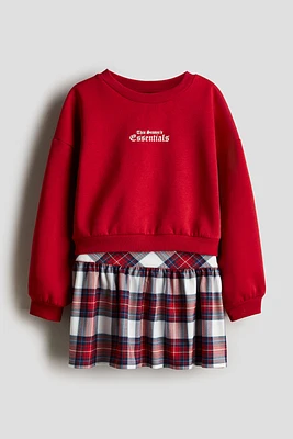 2-piece Sweatshirt and Skirt Set