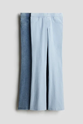 2-pack Flared Jersey Pants