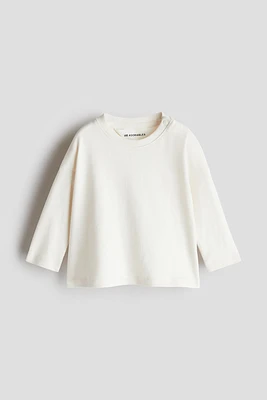 Long-Sleeved Pima Cotton T-Shirt