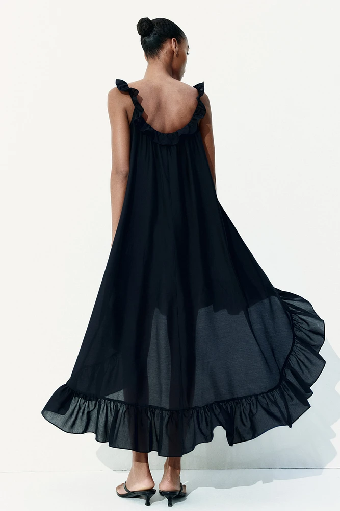 Ruffle-Trimmed Dress