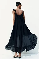 Ruffle-Trimmed Dress