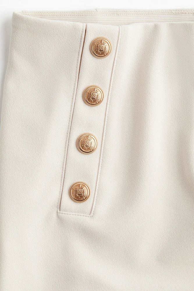 Button-front Pants