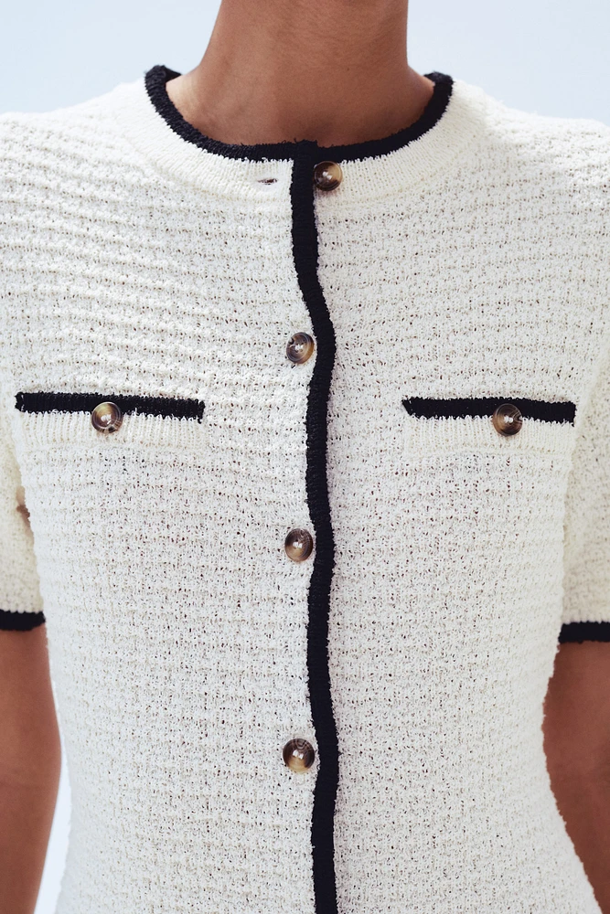 Textured-Knit Dress