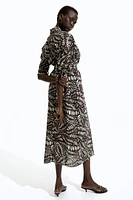 Tie-Belt Shirt Dress
