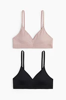 MAMA 2-pack Seamless Padded Nursing Bras