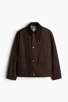 Regular Fit Canvas Jacket
