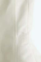 Exaggerated-Hip Mini Dress