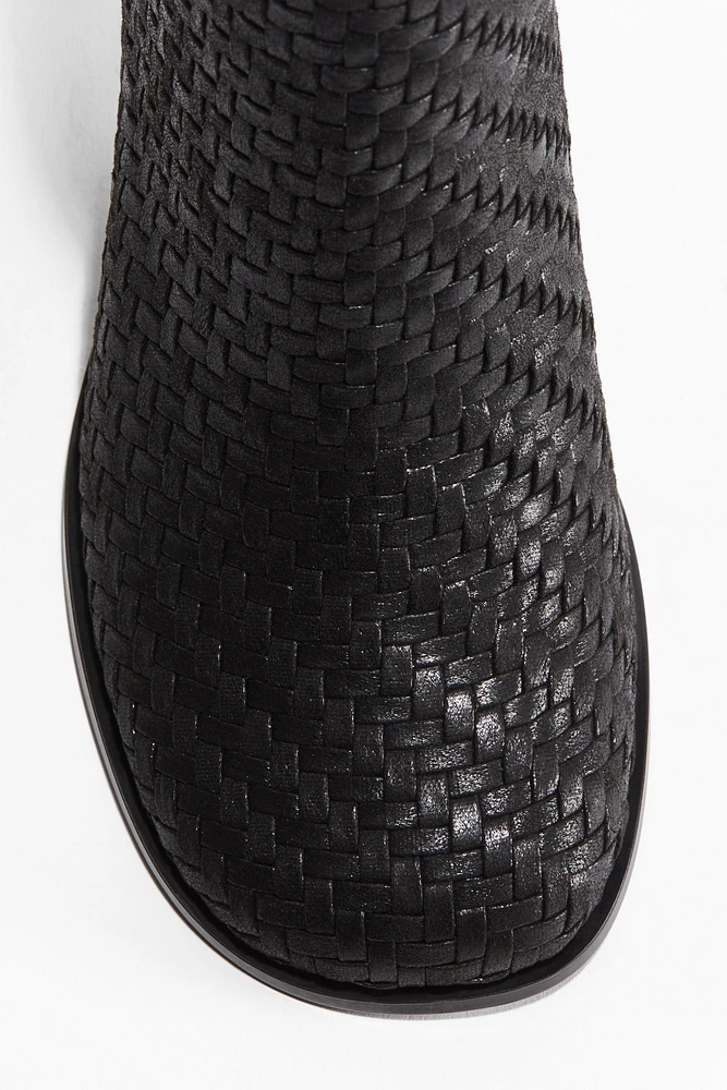 Bottines tressées