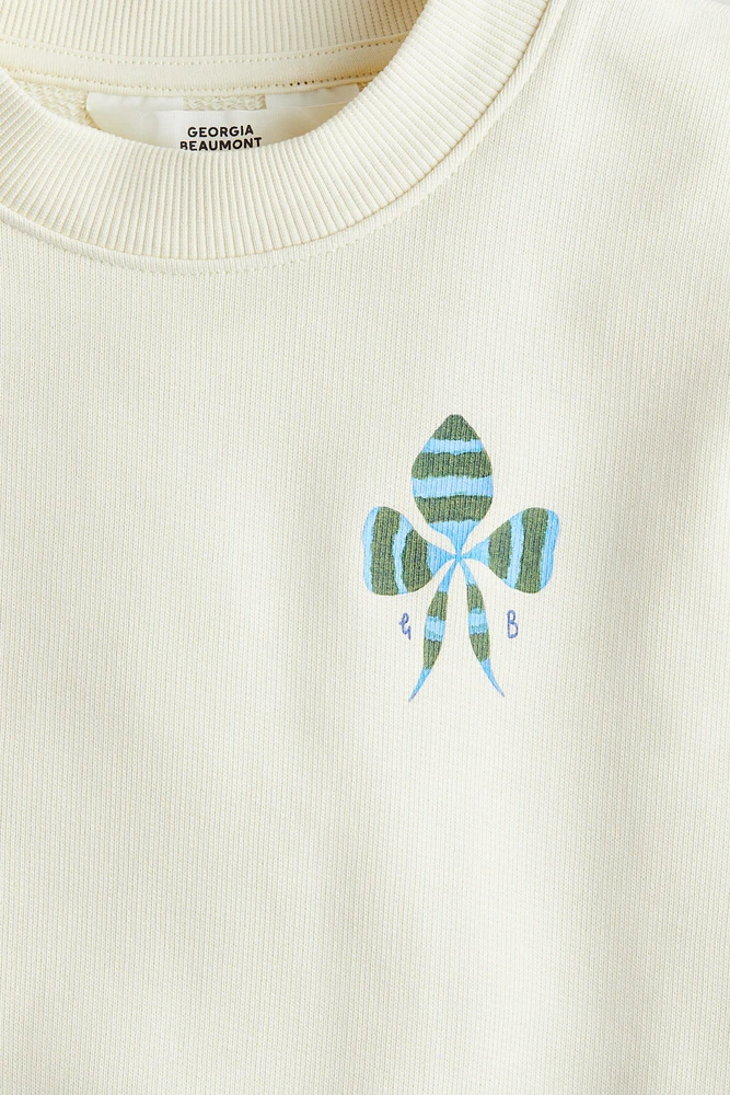 Printed Cotton Sweatshirt
