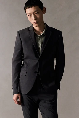 Skinny Fit Single-Breasted Jacket