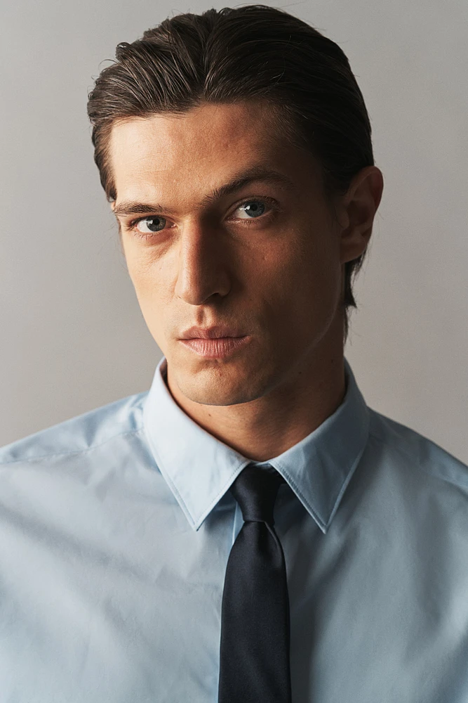 Slim Fit Pima Cotton Shirt