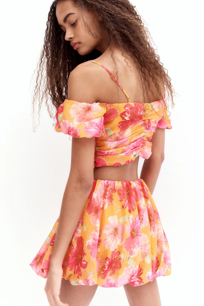Open-Shoulder Blouse