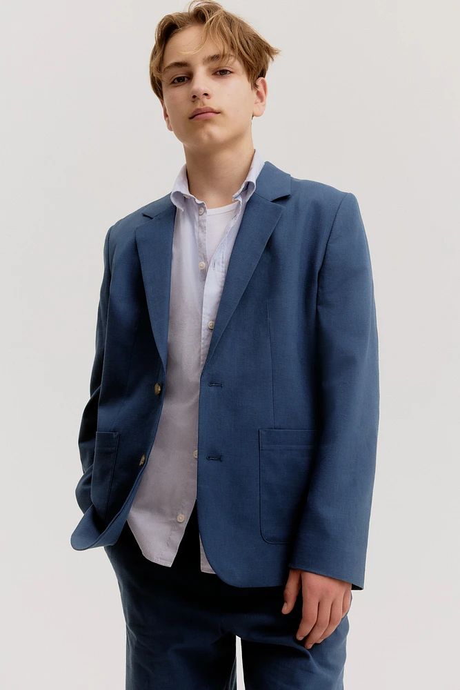 Linen-Blend Suit