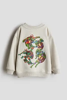 2-piece Printed Sweatshirt Set