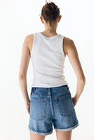 MAMA Denim Shorts