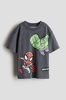 Oversized T-Shirt with Printed Motif