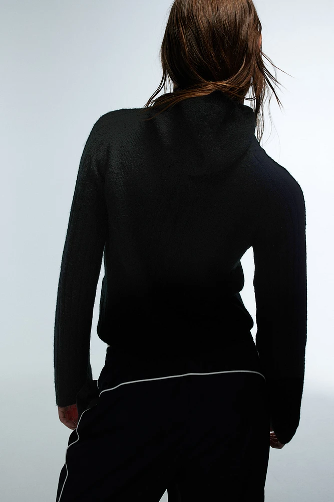 Knitted Balaclava Hoodie