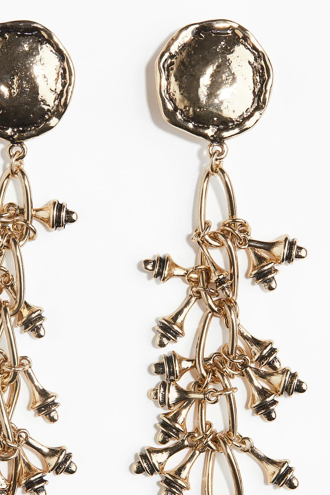 Long Cluster Earrings