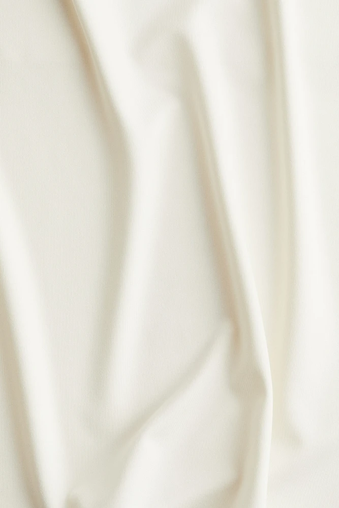 Boat-Neck Microfiber Top
