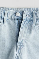 Loose Fit Denim Shorts