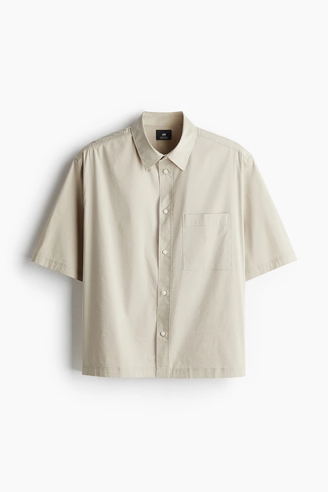 Oversized Short-Sleeved Shirt