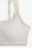 Padded Soft-Cup Microfiber Bra