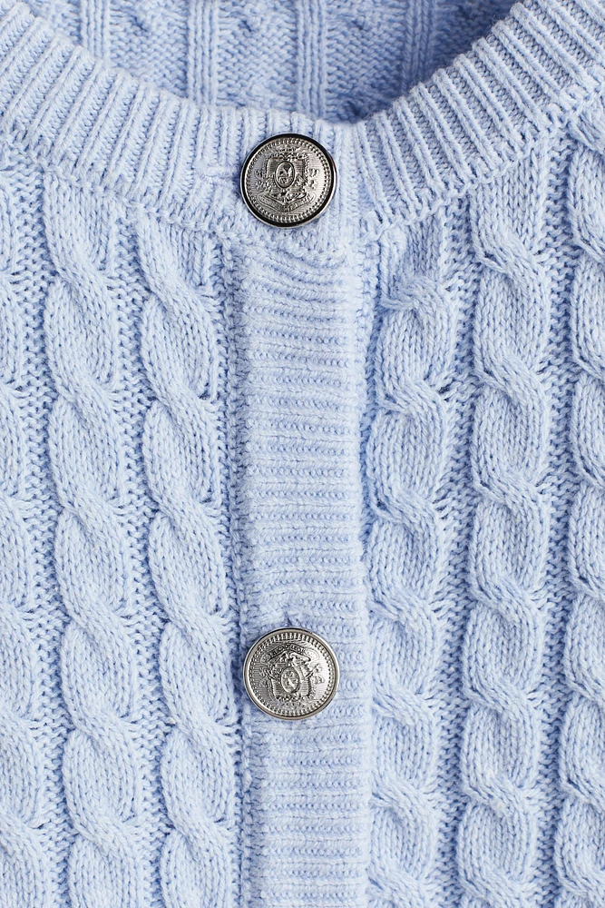 Cable-Knit Cardigan
