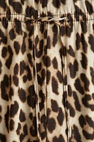 Wide-cut Pull-on Pants