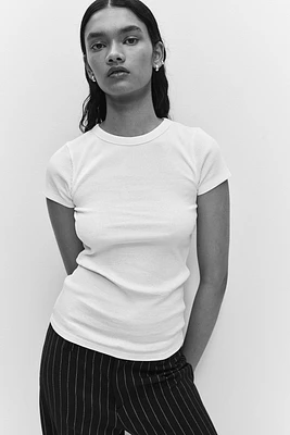 Ribbed T-shirt