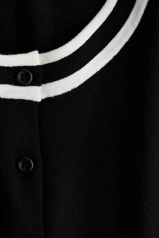 Button-Front Sweater Vest