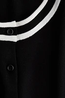 Button-Front Sweater Vest