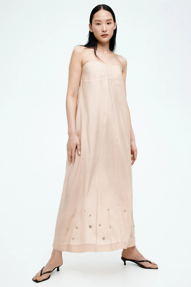 Embellished Bandeau Dress