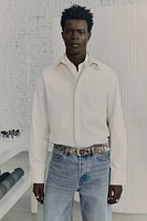 Jacquard-Weave Shirt