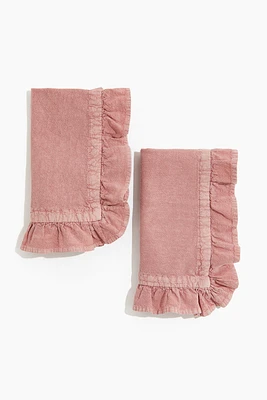 2-pack Ruffle-trimmed Napkins
