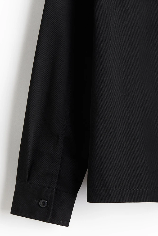 Regular-Fit Cotton Twill Overshirt