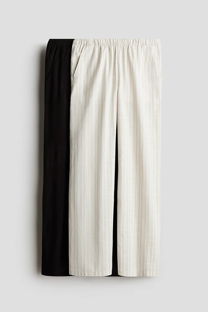 2-Pack Wide-Leg Pants