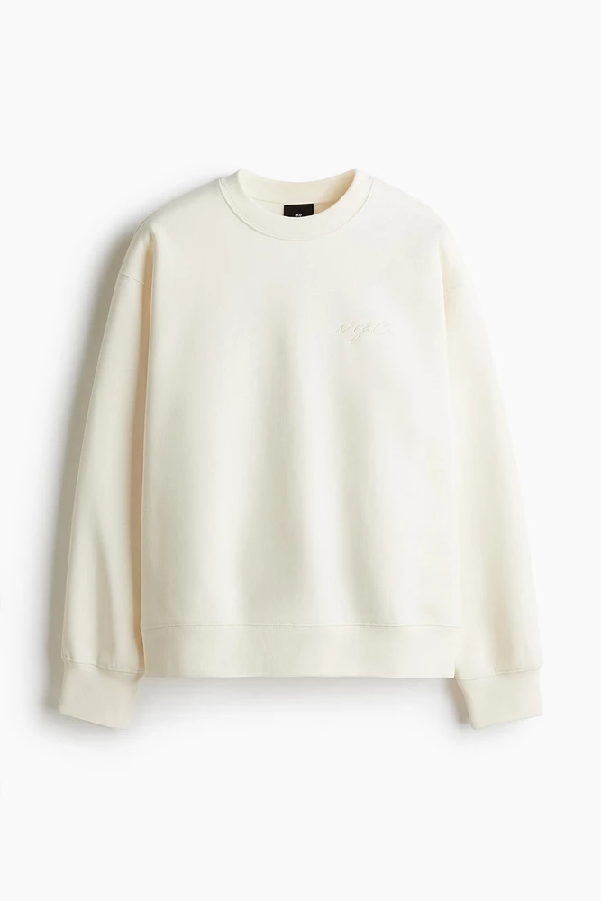Loose-Fit Printed Sweatshirt