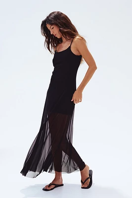 Strappy Mesh Dress
