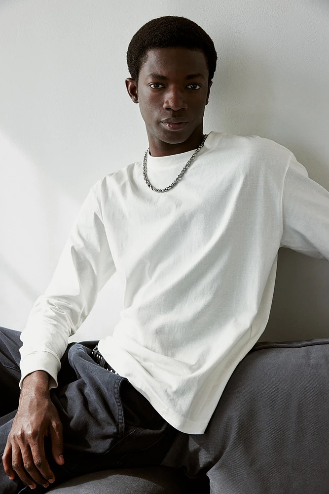 Loose Fit Cotton Jersey Shirt