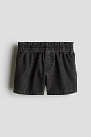 Loose Fit Denim Shorts