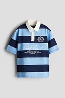 Text-Motif Polo Shirt