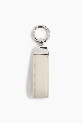 Key Ring with Leather Loop