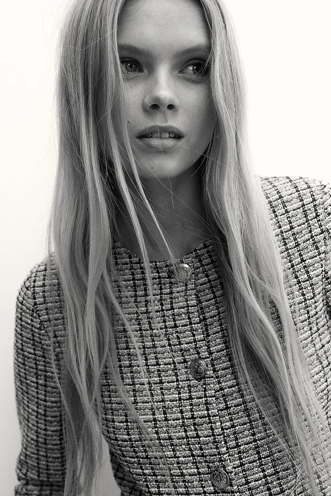 Textured Jersey Cardigan