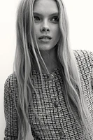 Textured Jersey Cardigan