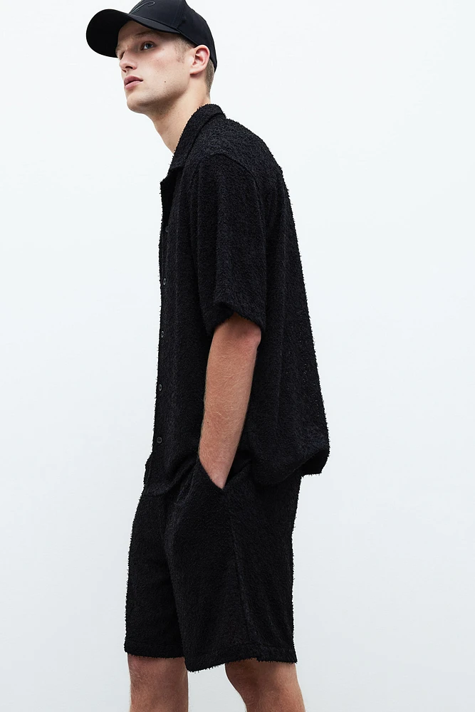 Relaxed Fit Terry Shorts
